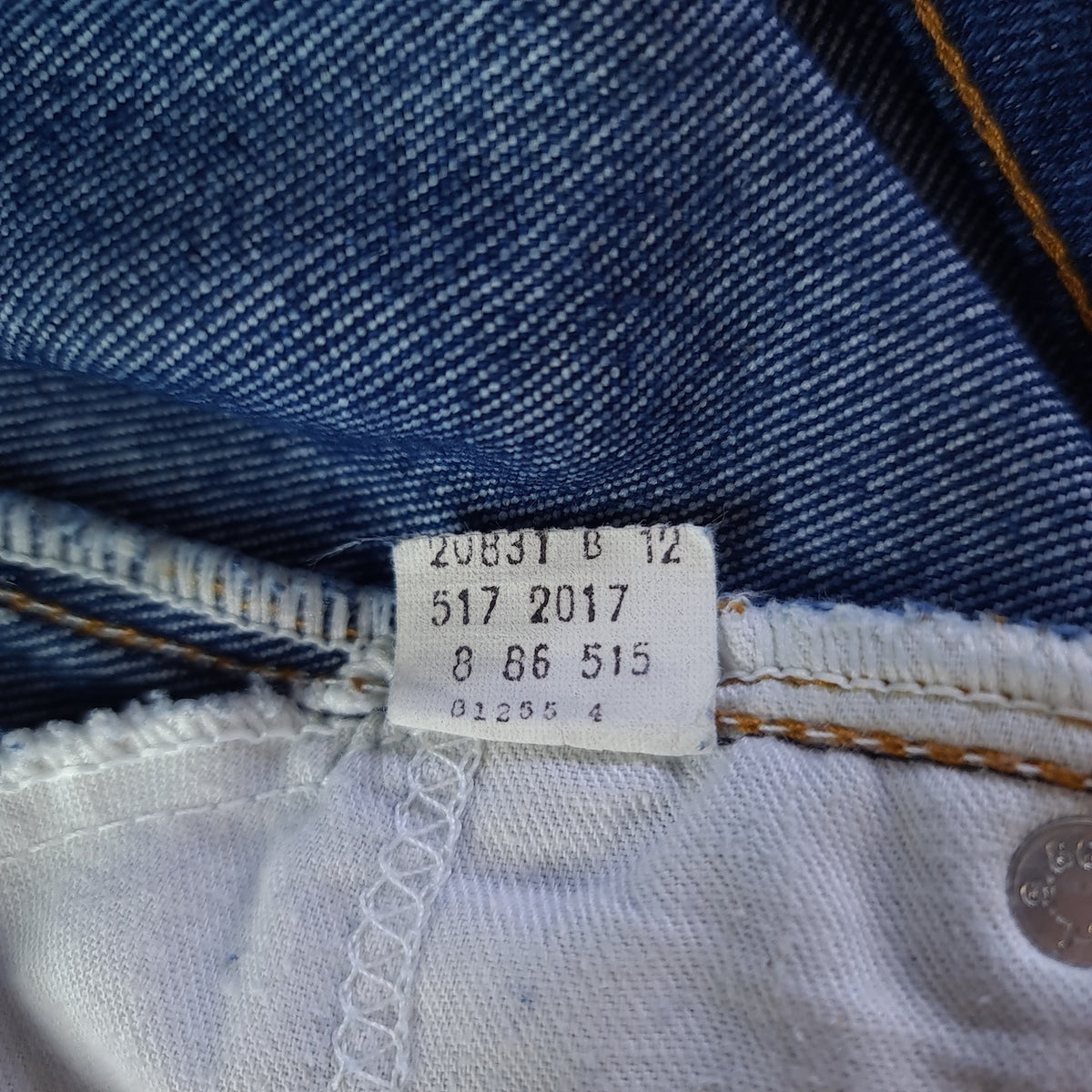 Vintage 80s 517 Bootcut Indigo Flex Jeans
