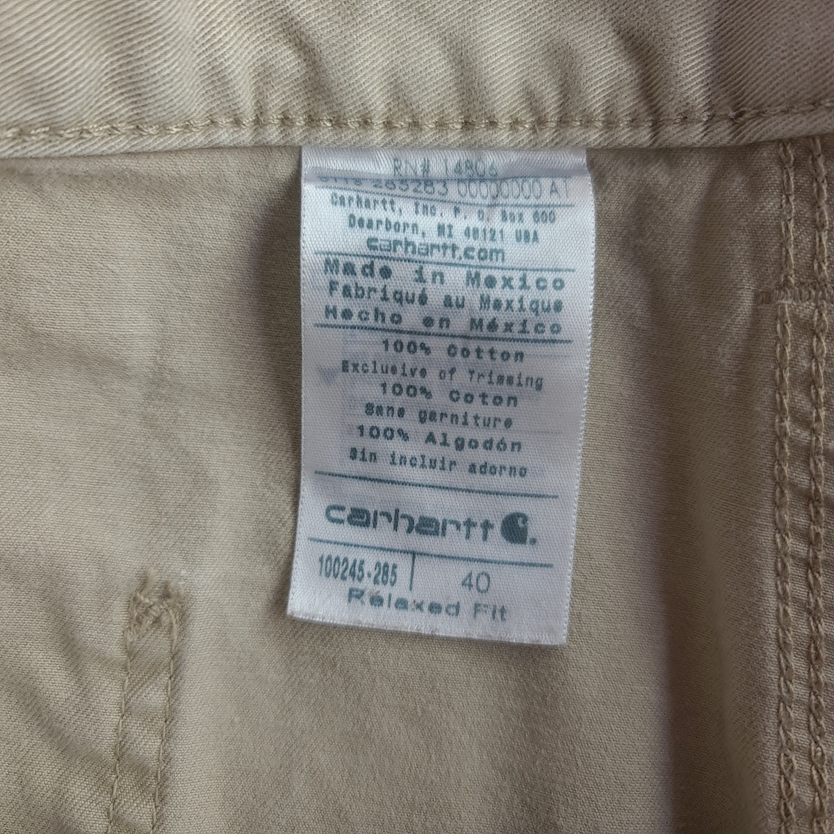 Carhartt Washed Twill Carpenter Shorts