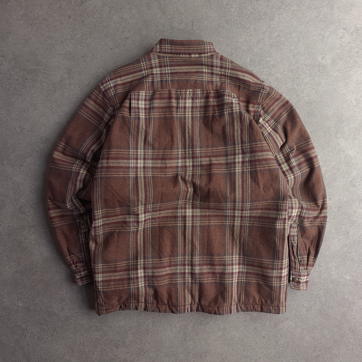 Carhartt Relaxed Fit Sherpa Lined Flannel Check Shirt Jacket