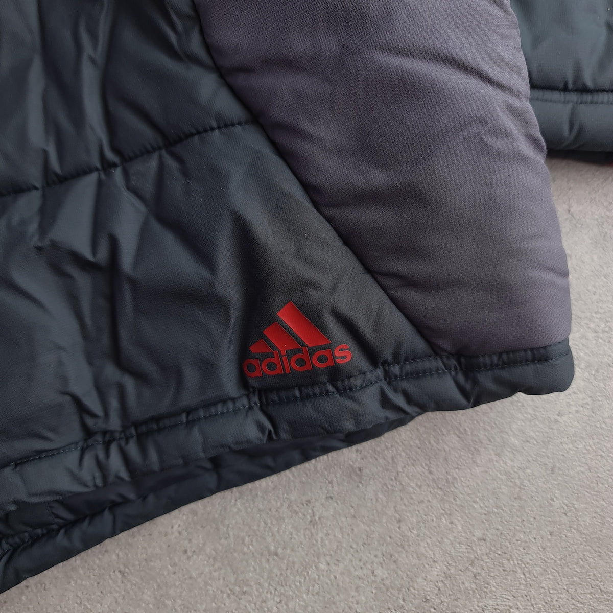 Y2K Adidas AC Milan UEFA Champions League Padded Jacket