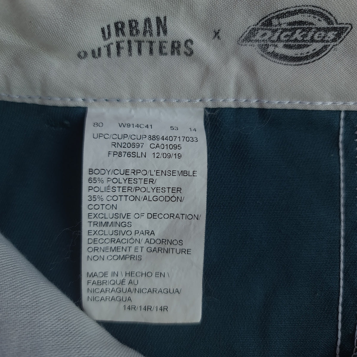 Dickies Cotton Pants
