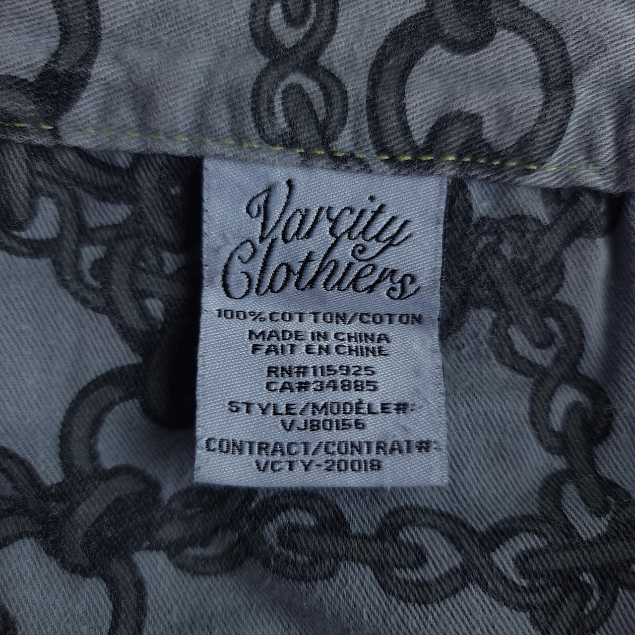 Y2K Varcity Clothiers Denim Jorts