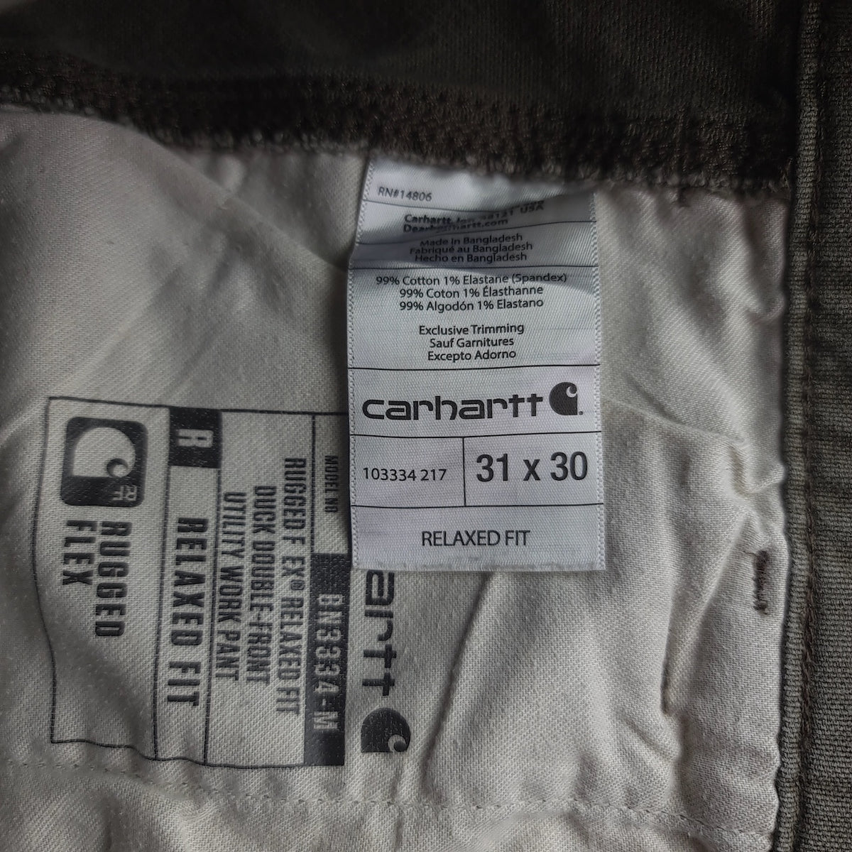 Carhartt Relaxed Fit Double Knee Carpenter Pants