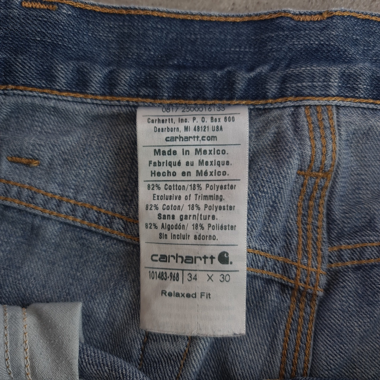 Carhartt Relaxed Fit Distressed Jeans