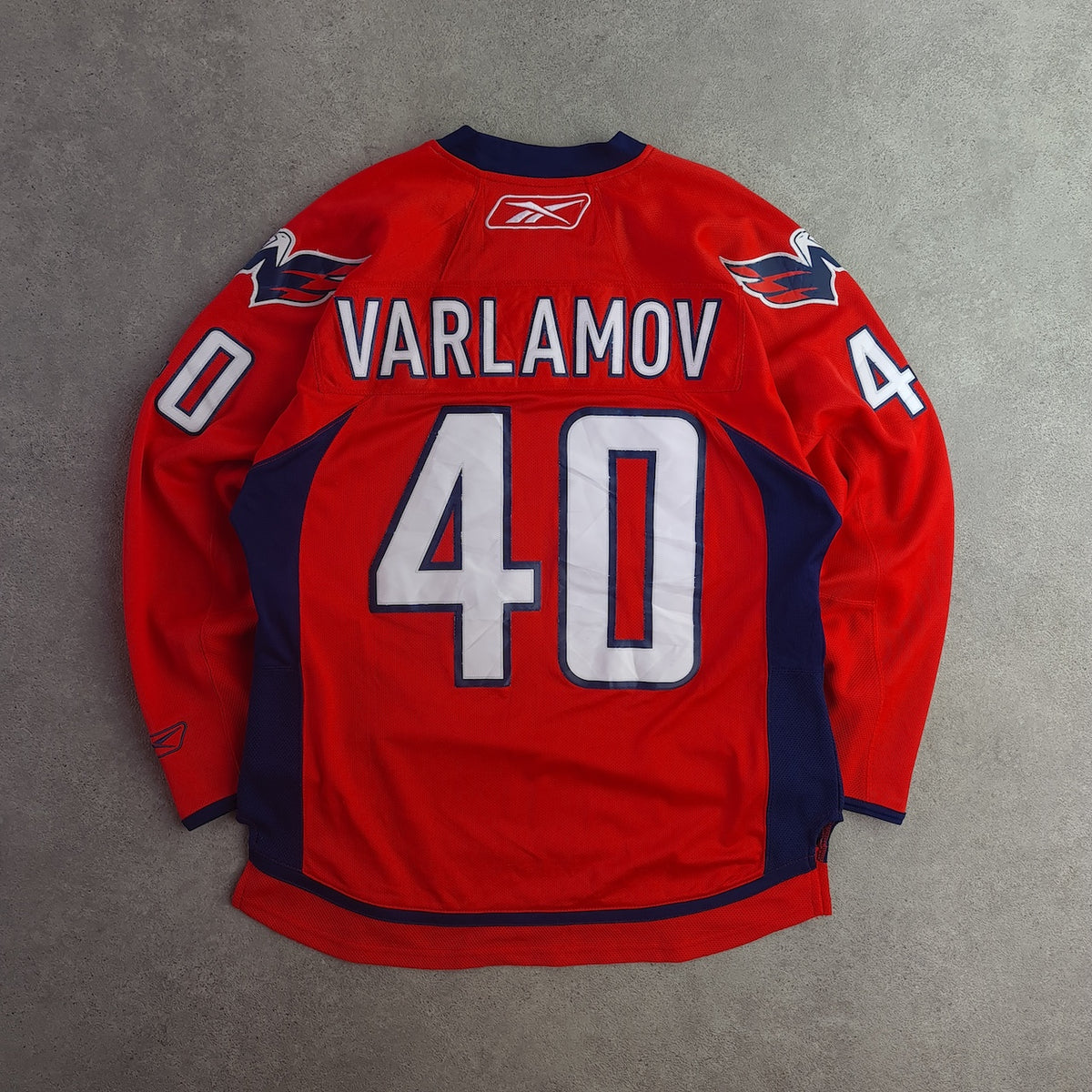 Washington Capitals Reebok NHL Jersey - Varlamov 40