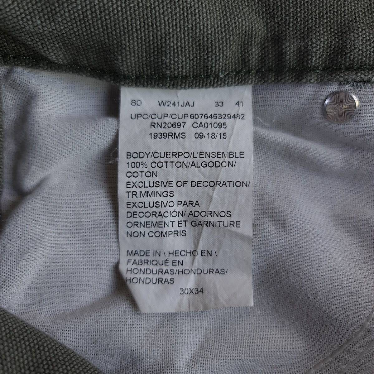 Dickies Distressed Duck Canvas Carpenter Pants