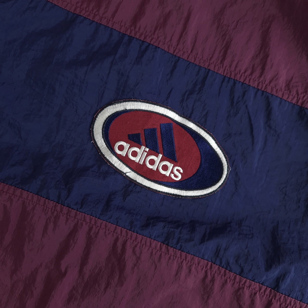 Vintage 90s Adidas Windbreaker Quarter Zip