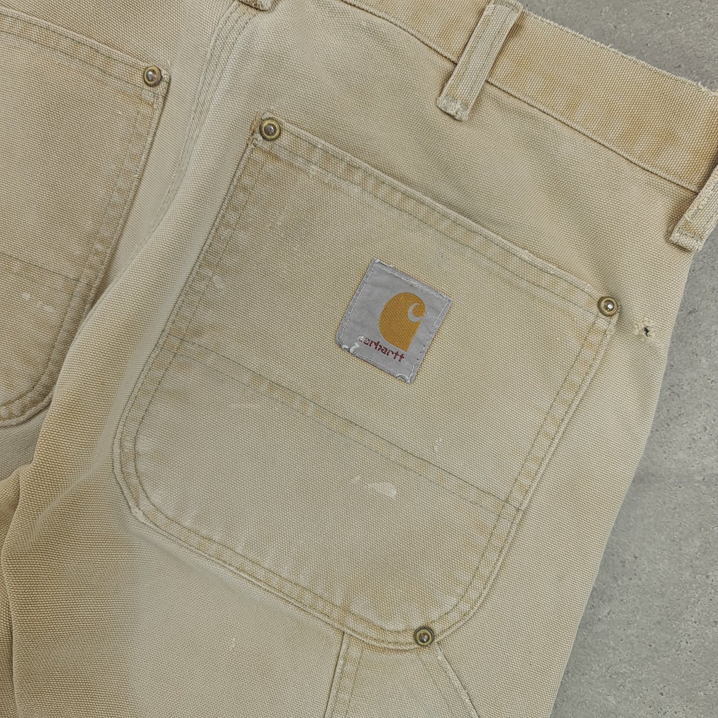 CARHARTT Distressed Double Knee Carpenter Pants