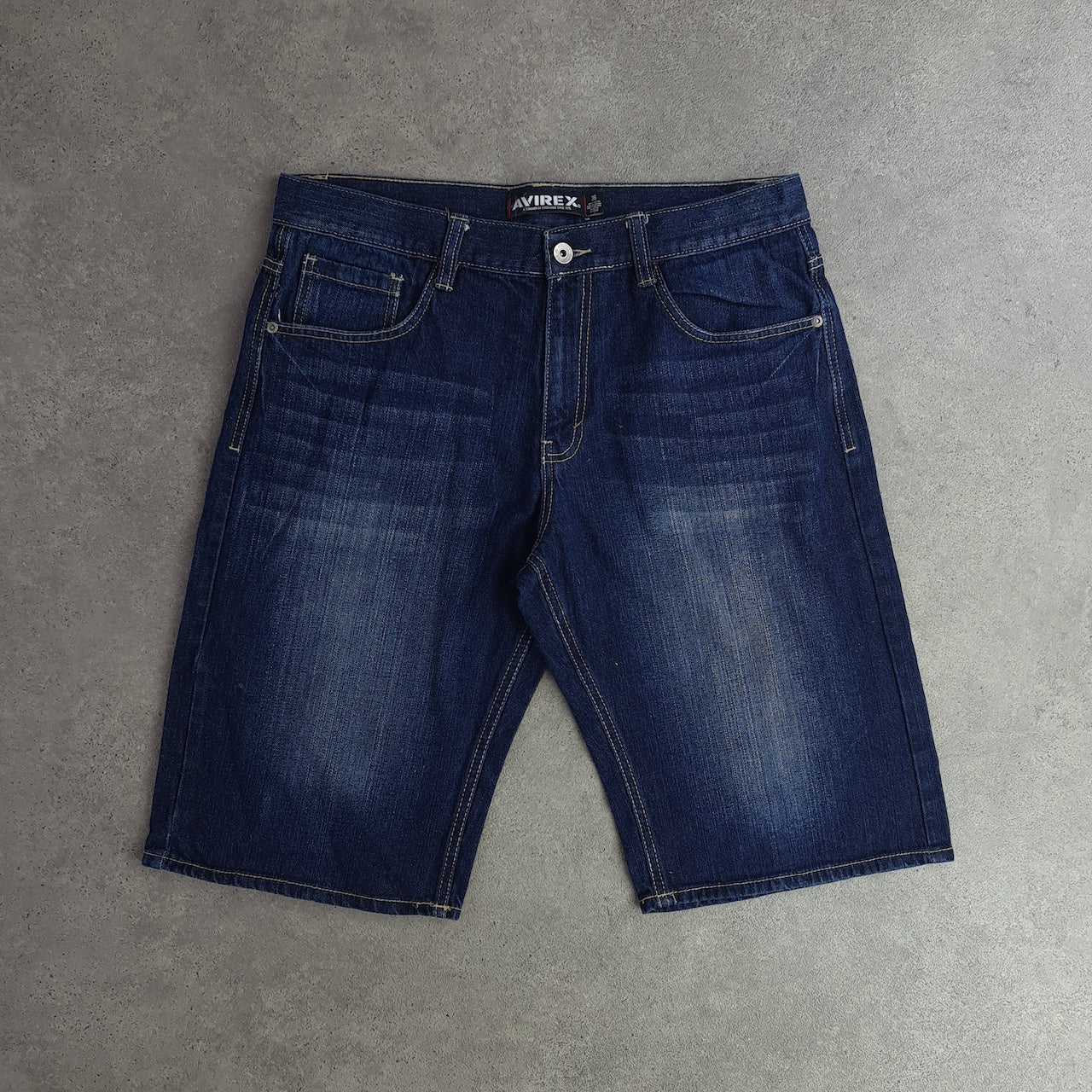 Avirex Y2K Denim Jort Shorts