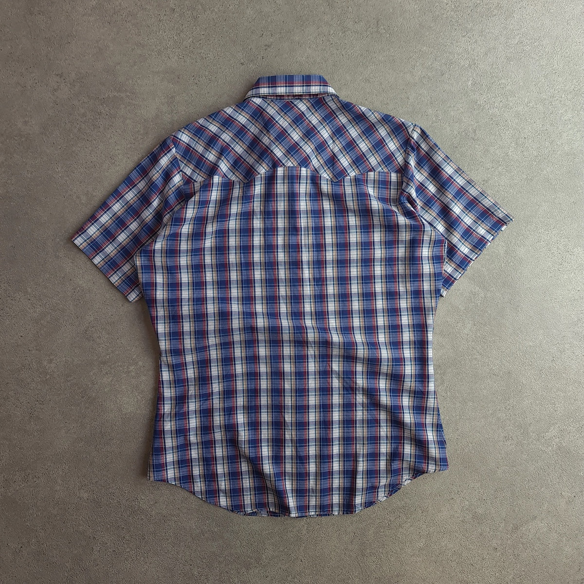 Levi's Check Short Sleeve Pearl Snap Western Shirt