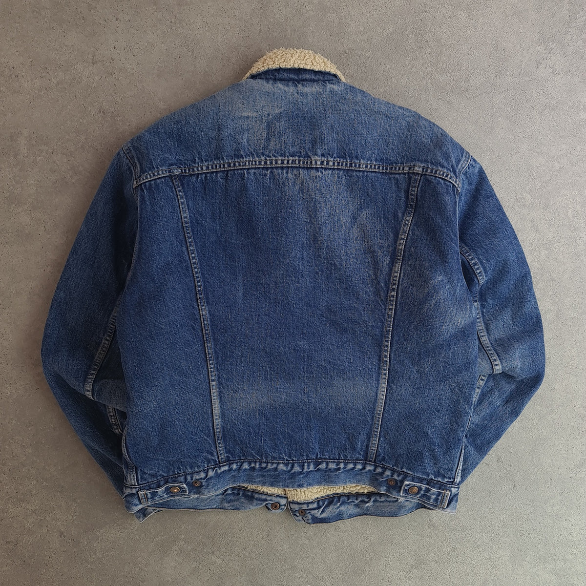 Vintage Levi's Distressed Sherpa Denim Jacket