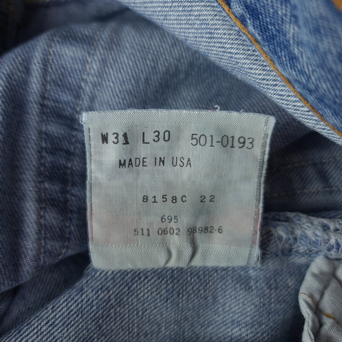 Y2K Levi's 501 Medium Stonewash Jeans