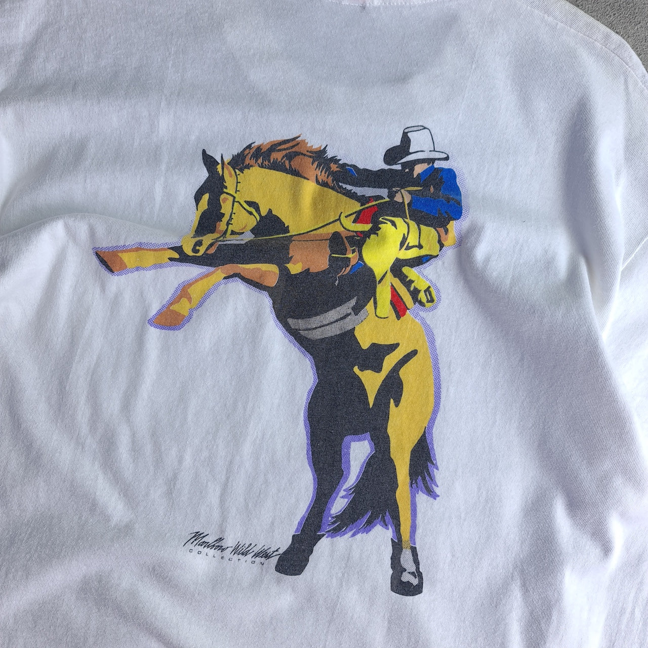 Vintage 90s Marlboro Wild West Back Graphic T-Shirt
