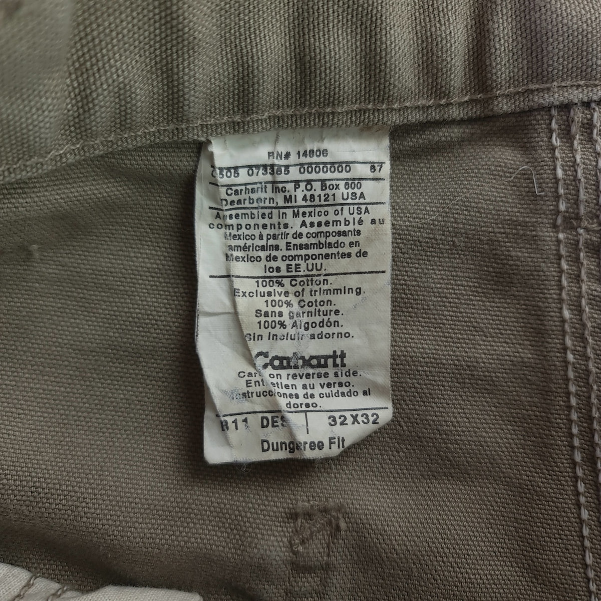 Carhartt Distressed B11 Carpenter Pants
