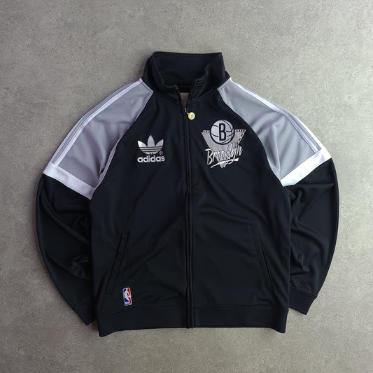 Y2K Adidas Brooklyn Nets NBA Track Jacket
