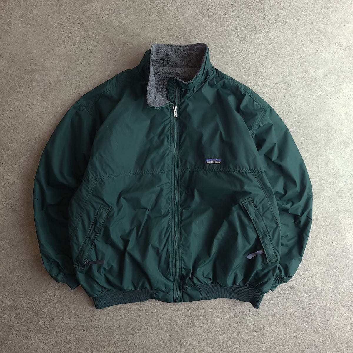 Vintage 90s Patagonia Synchilla Fleece Lined Bomber Jacket
