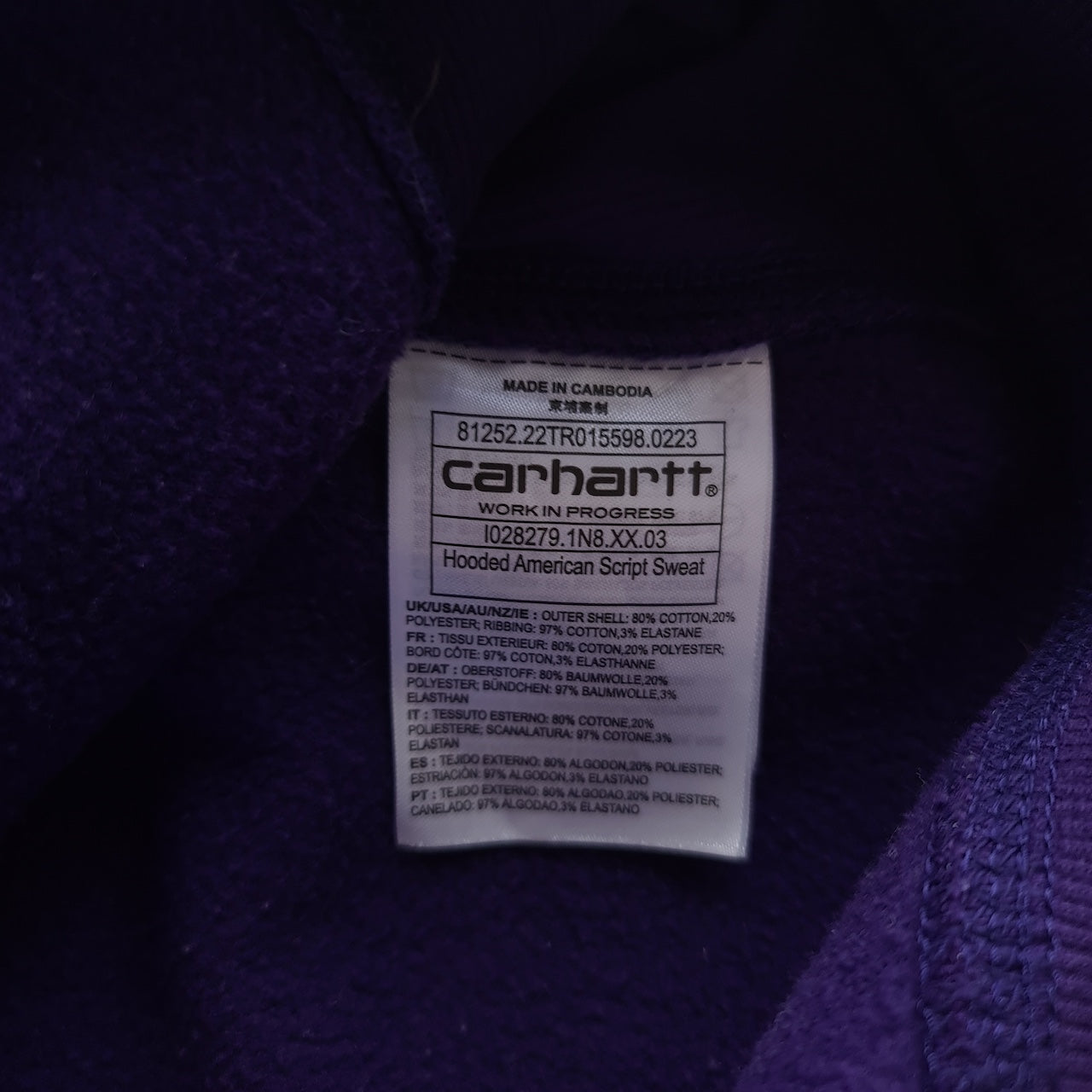Carhartt WIP American Script Hoodie