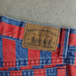 Rare Vintage 90s Levi's 573 900 Series Striped Denim Shorts