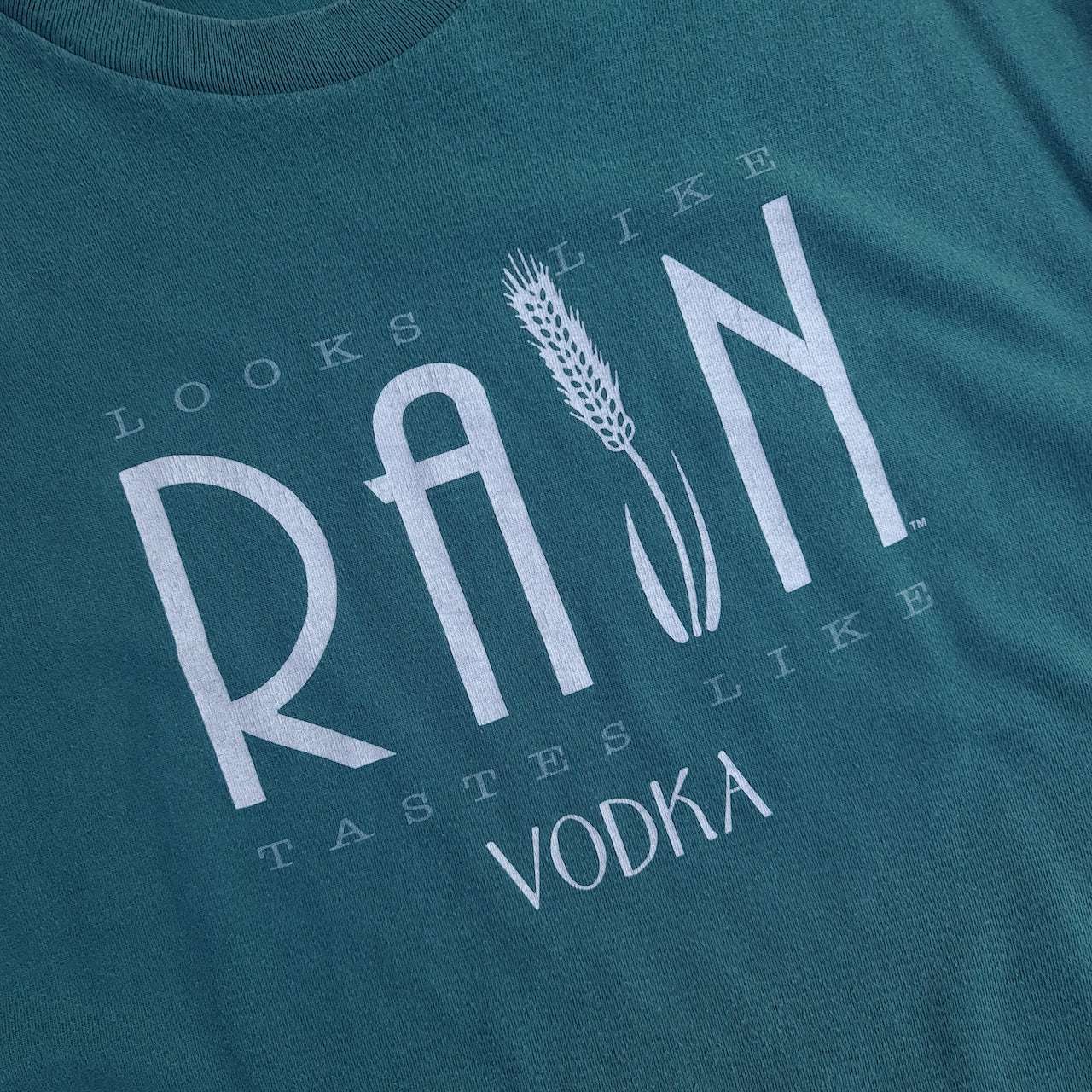 Vintage Looks Like Rain Tastes Like Vodka Single Stitch T-Shirt