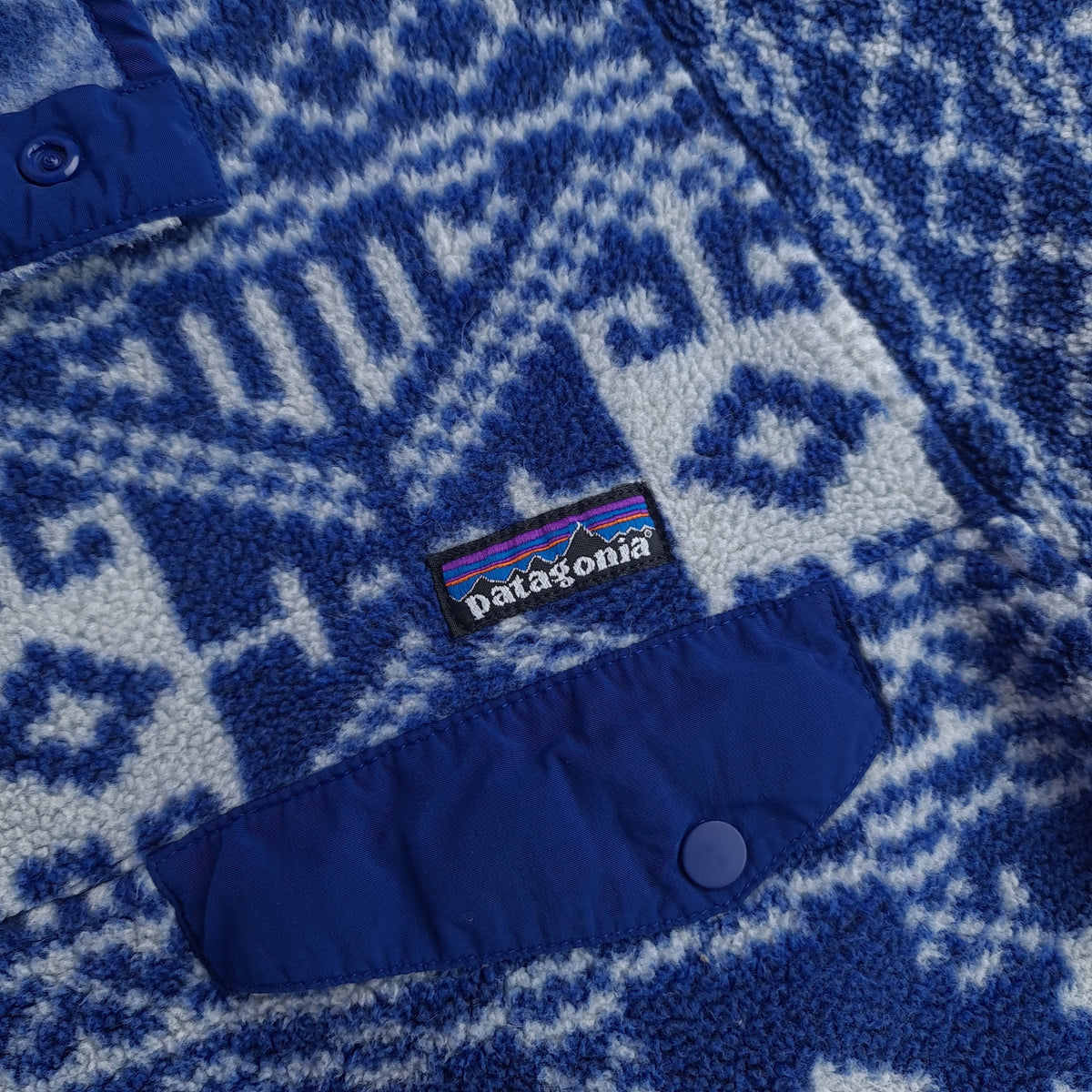 Patagonia Patterned Synchilla Snap T Fleece