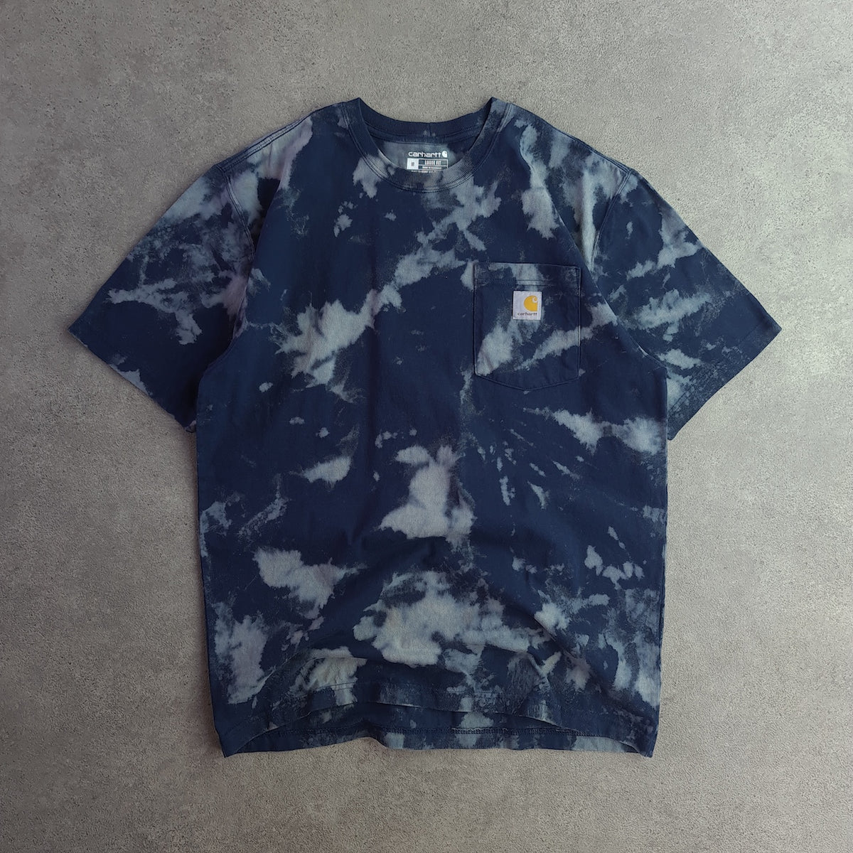Carhartt Pocket Loose Fit Tie Dye Effect T-Shirt