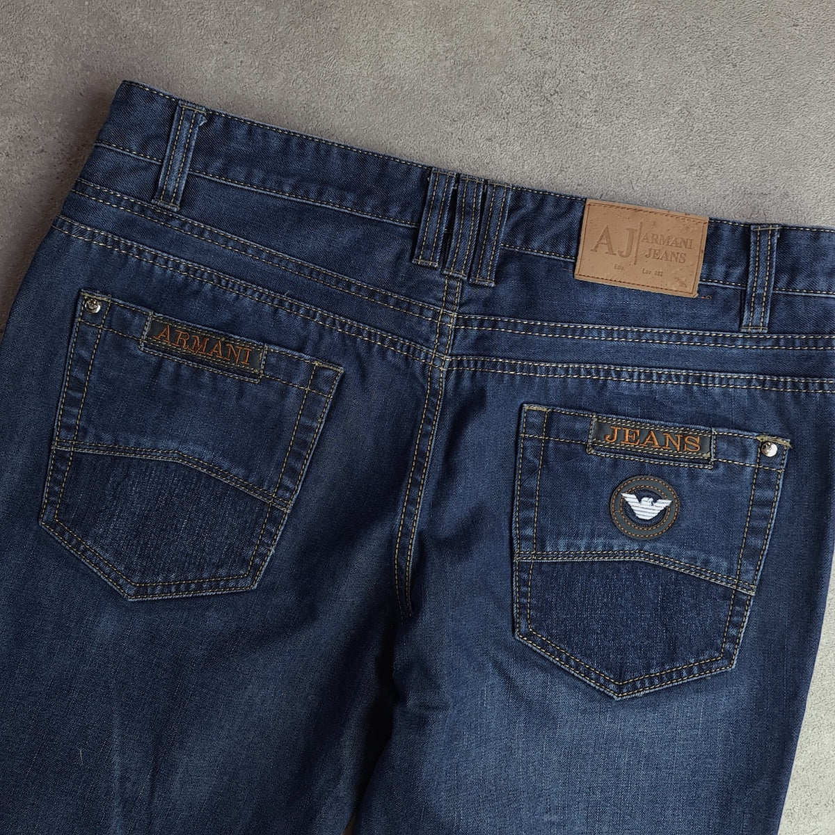Armani Dark Wash Straight Leg Jeans