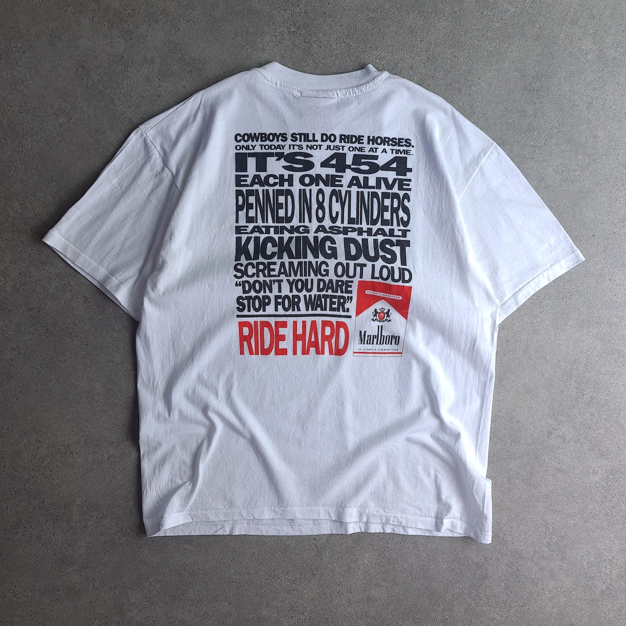 Vintage 90s Marlboro Country Store Ride Hard T-Shirt