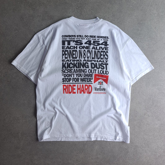 Vintage 90s Marlboro Country Store Ride Hard T-Shirt