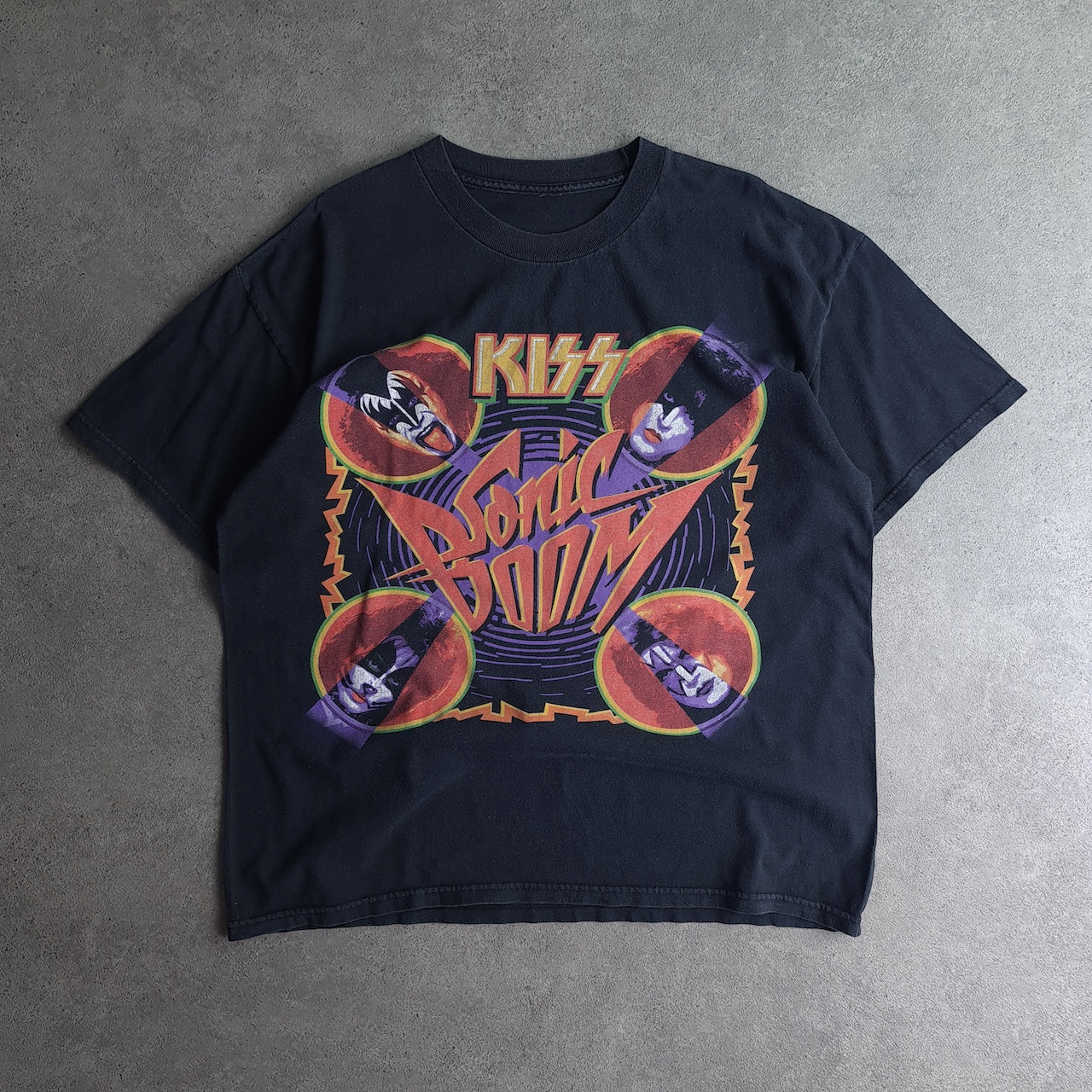 Vintage Kiss Sonic Boom Graphic T-Shirt