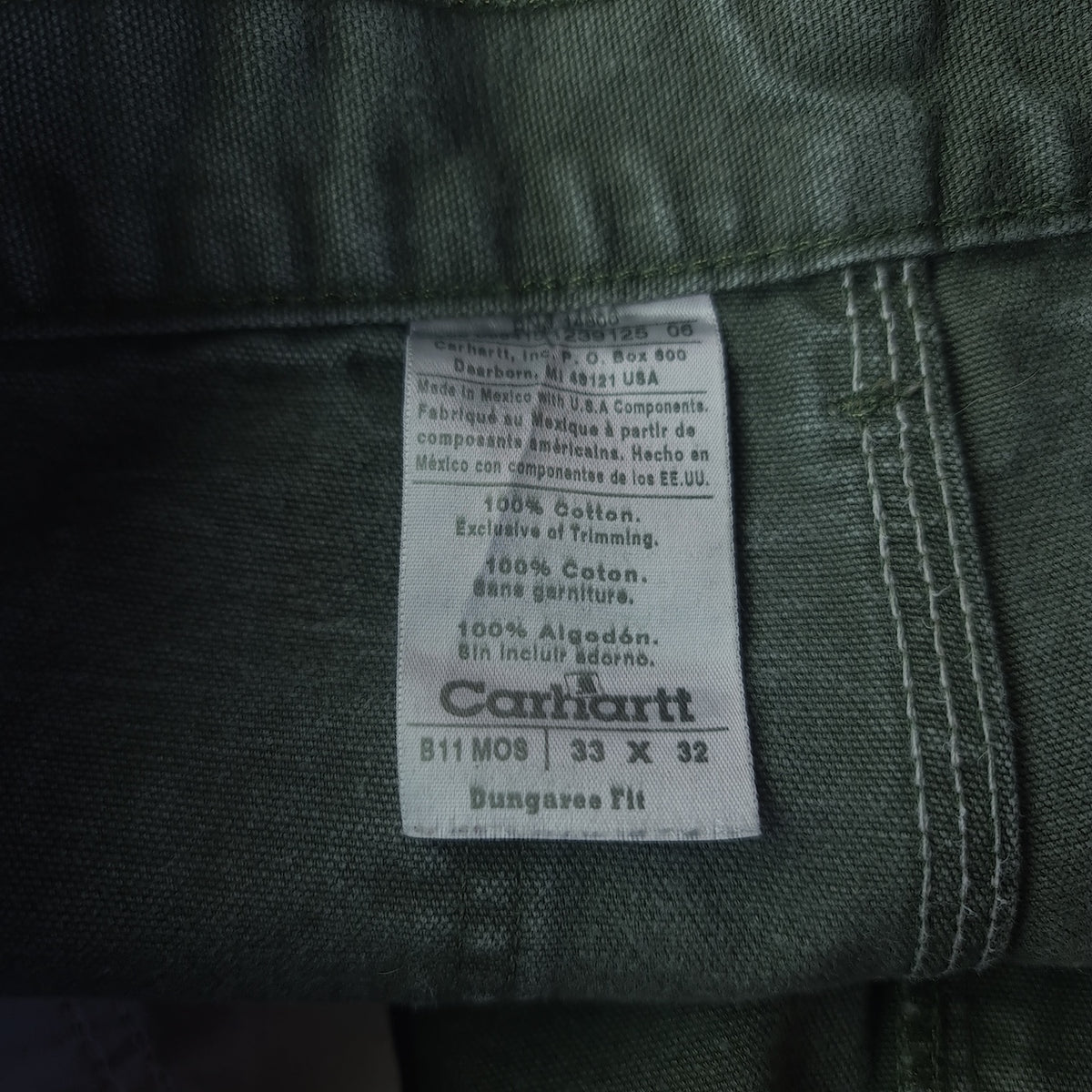 Carhartt Dungaree Fit Carpenter Pants