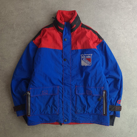 Vintage Champion New York Ranger Winter Coat