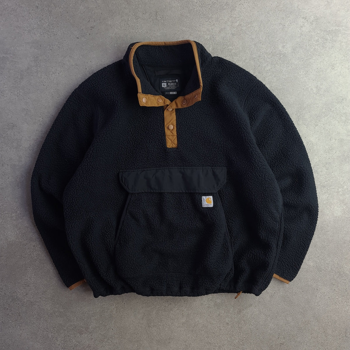 Carhartt 104991 Relaxed Fit Sherpa Snap T Fleece