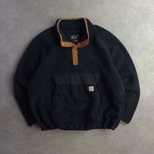 Carhartt 104991 Relaxed Fit Sherpa Snap T Fleece
