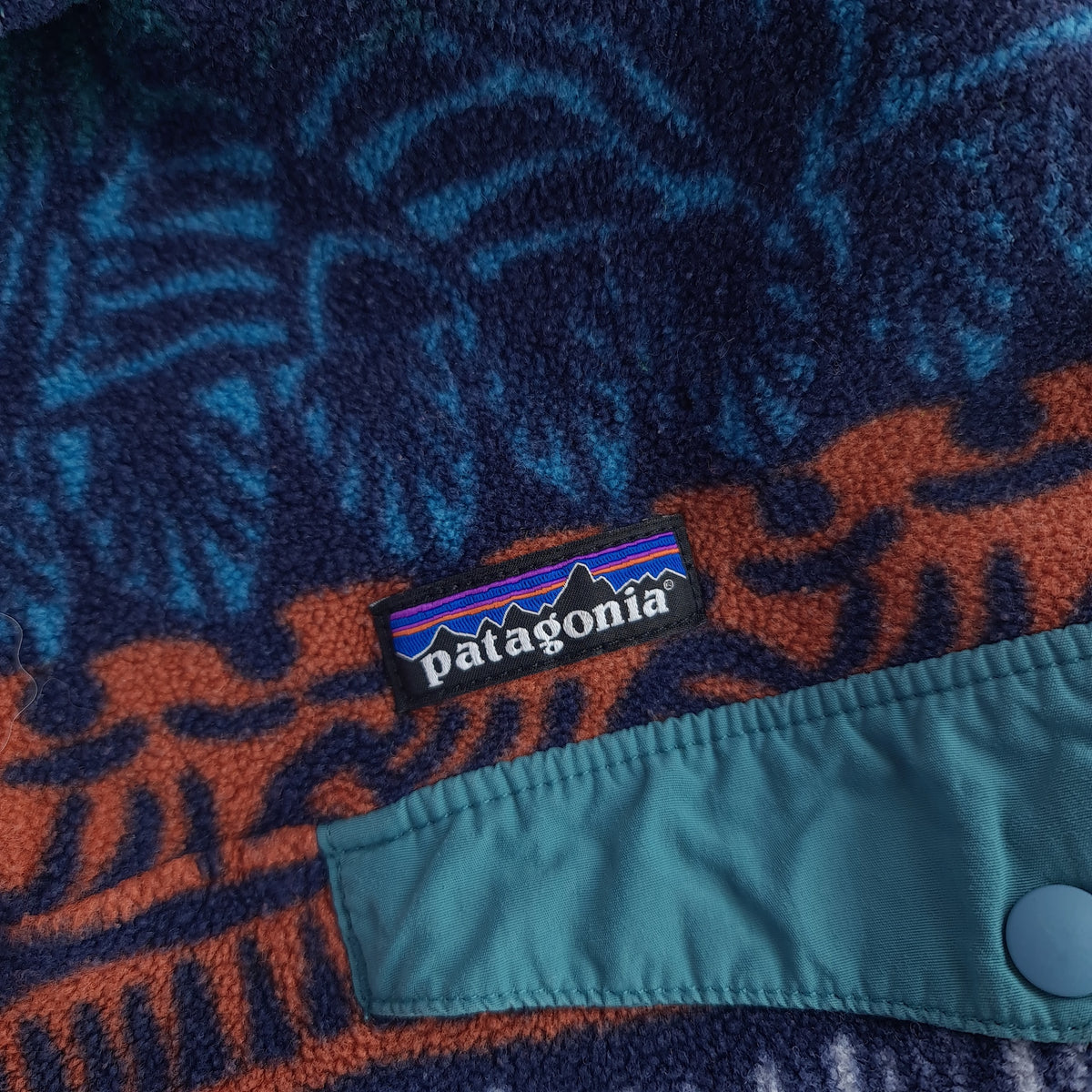 Patagonia Patterned Synchilla Snap T Fleece