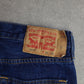 Levi's 501 Rinsed Indigo Jeans