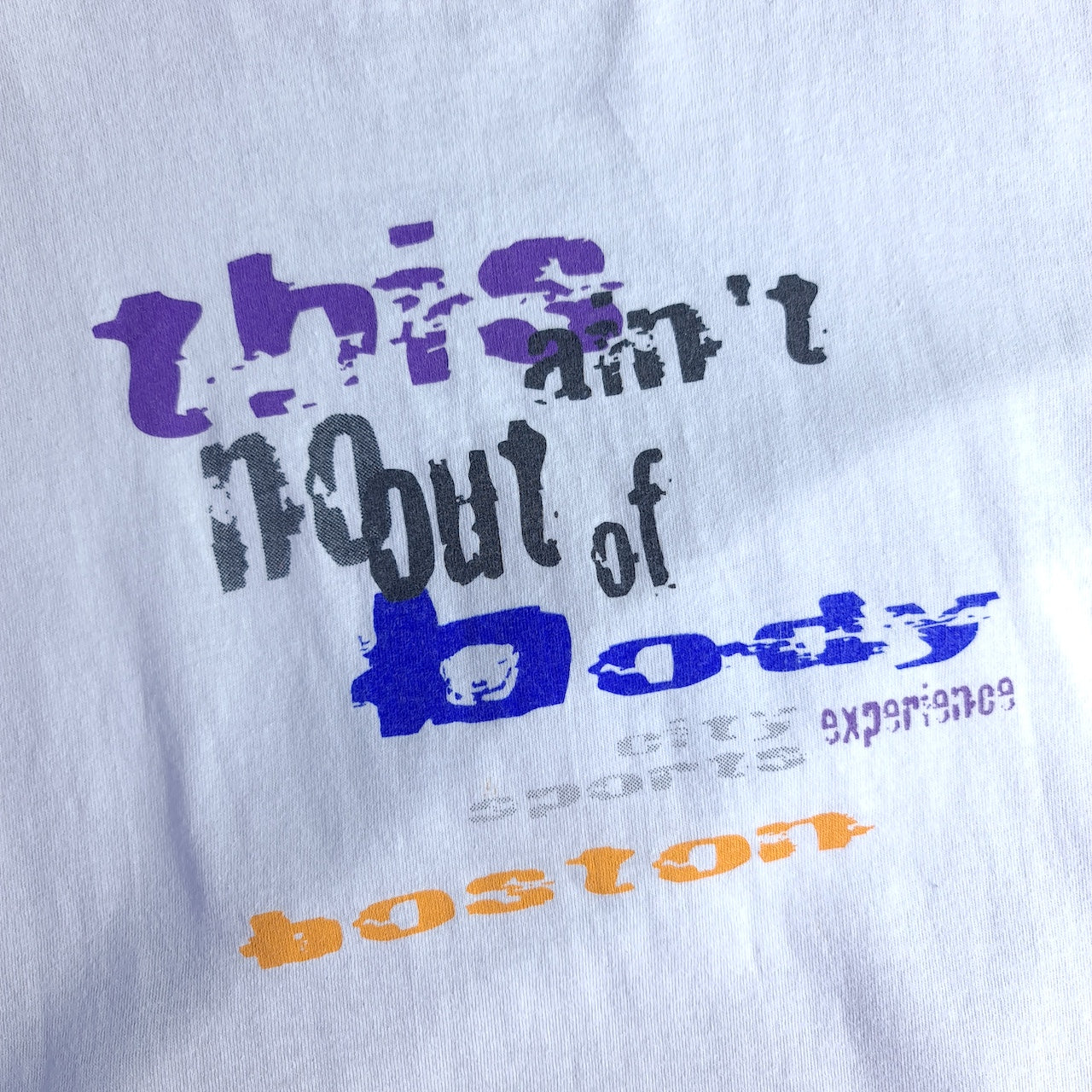 Vintage This Ain't No Out Of Body Experience Back Print T-Shirt