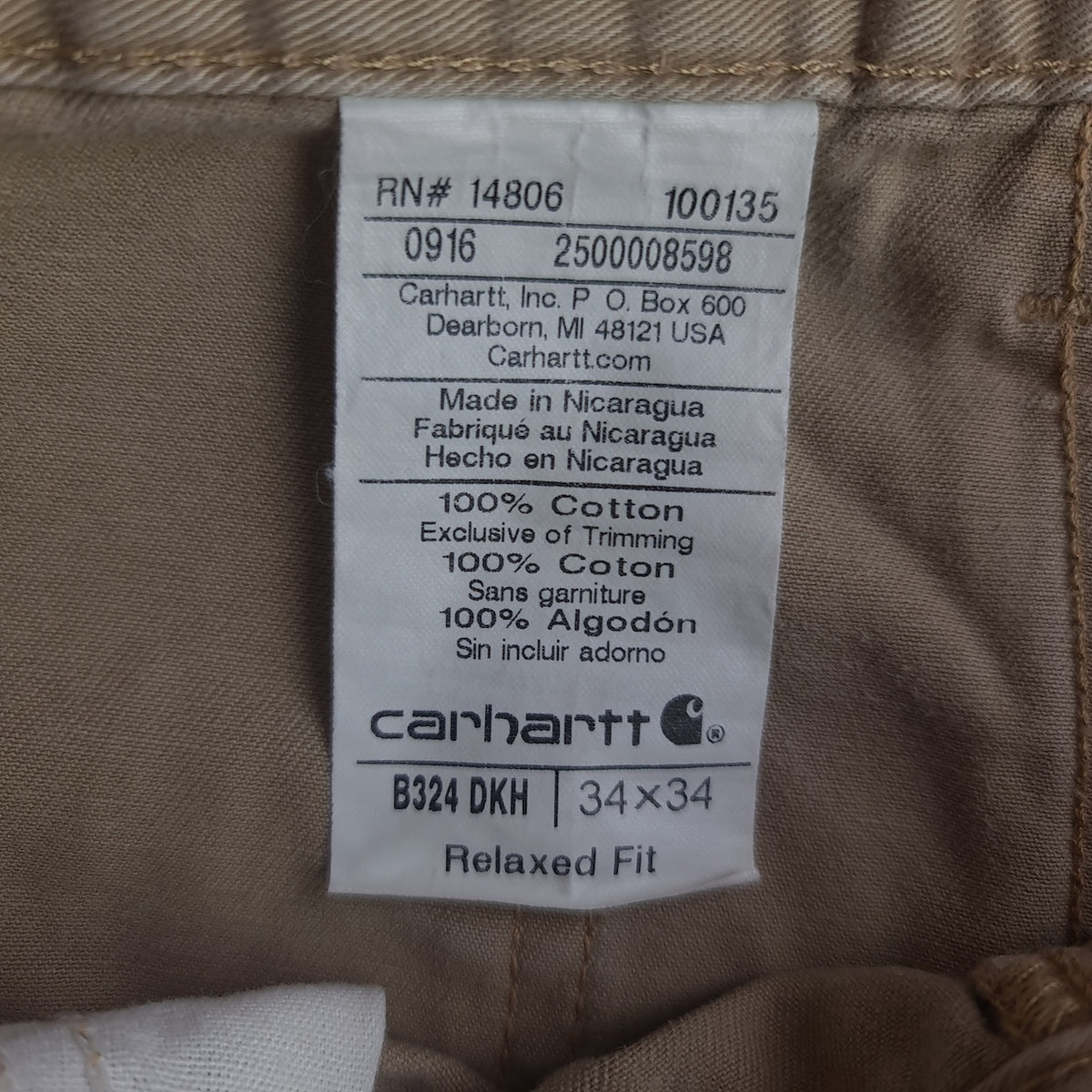 Carhartt Relaxed Fit Carpenter Pants