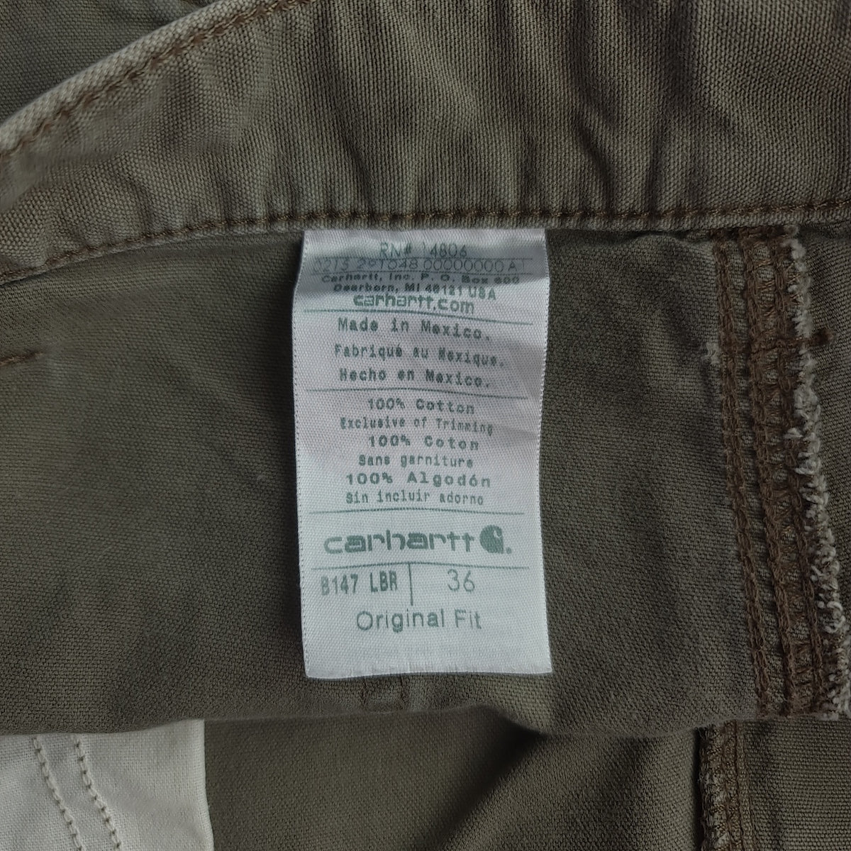 Carhartt B147 Original Fit Shorts