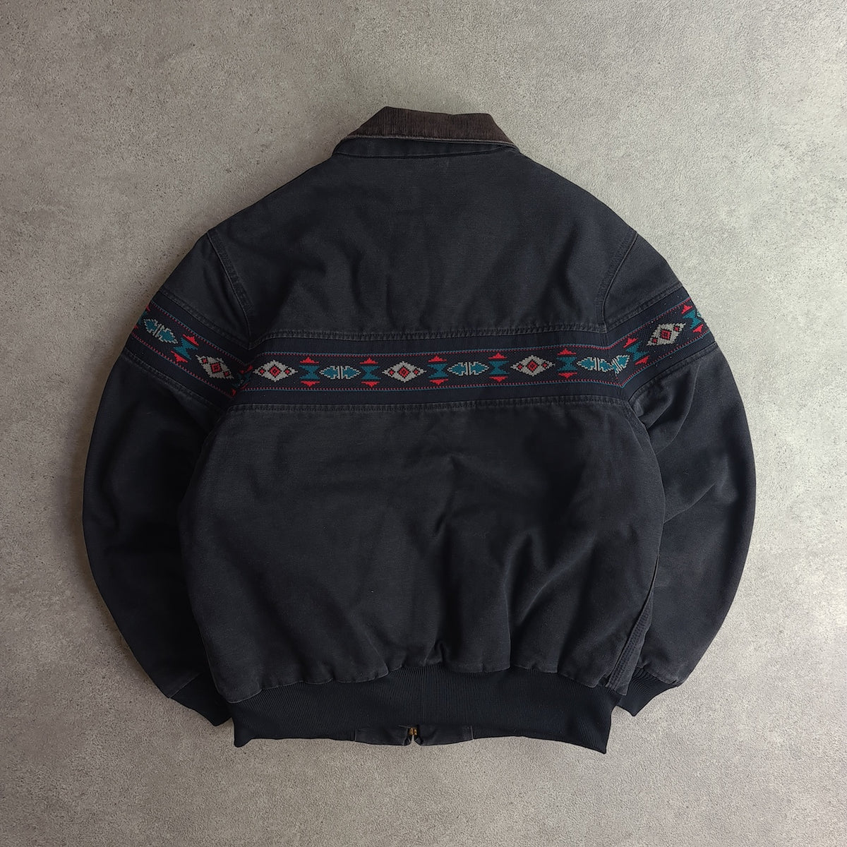 Vintage Carhartt J77 Aztec Flannel Lined Southwest Jacket