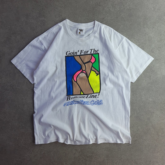 Vintage 90s Australian Gold Going For The Bottom Line T-Shirt