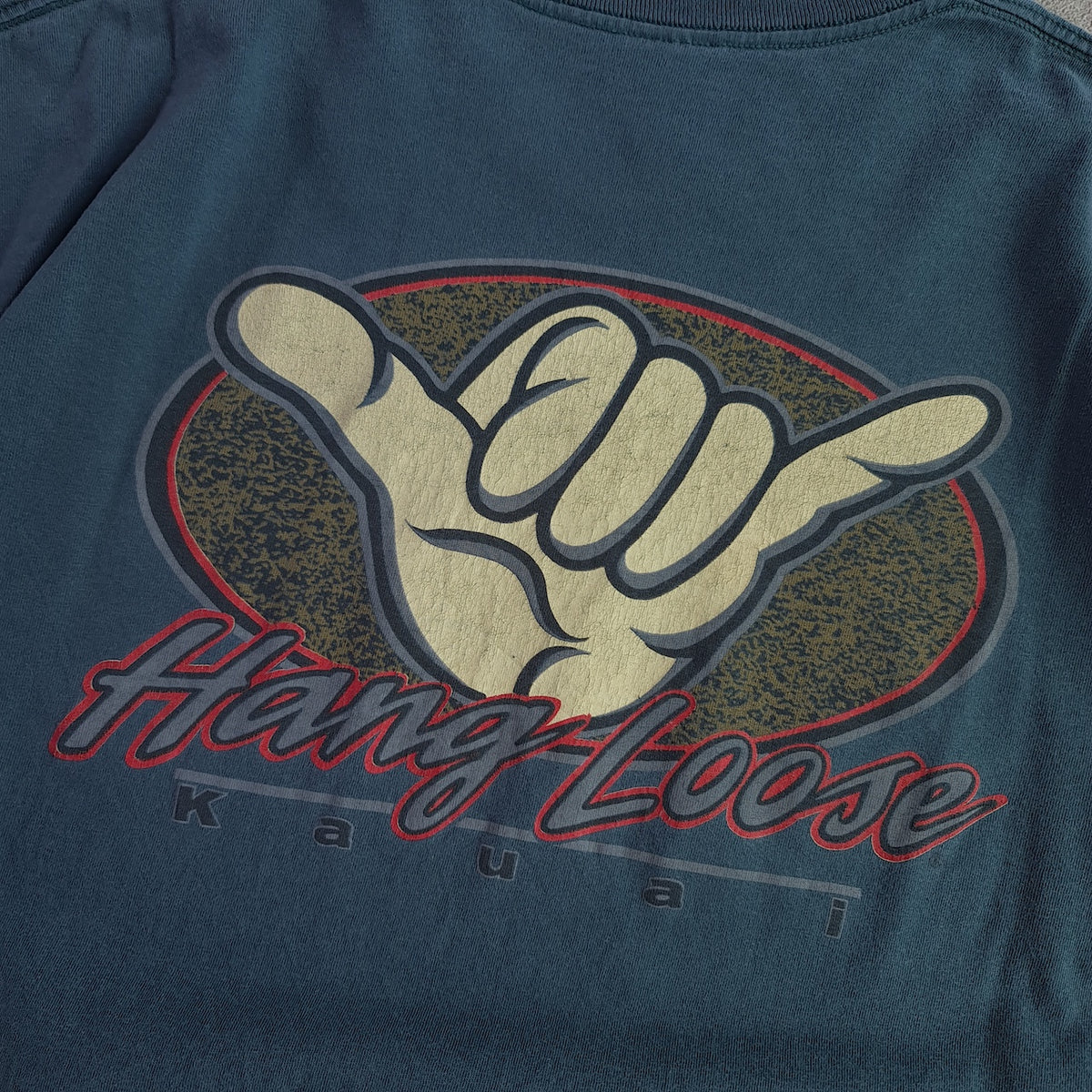 Vintage Hang Loose Kauai Back Print T-Shirt