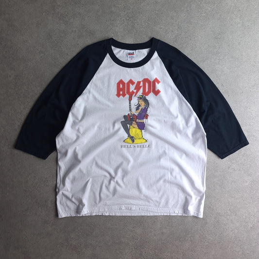 2009 ACDC Black Ice World Tour Raglan T-Shirt