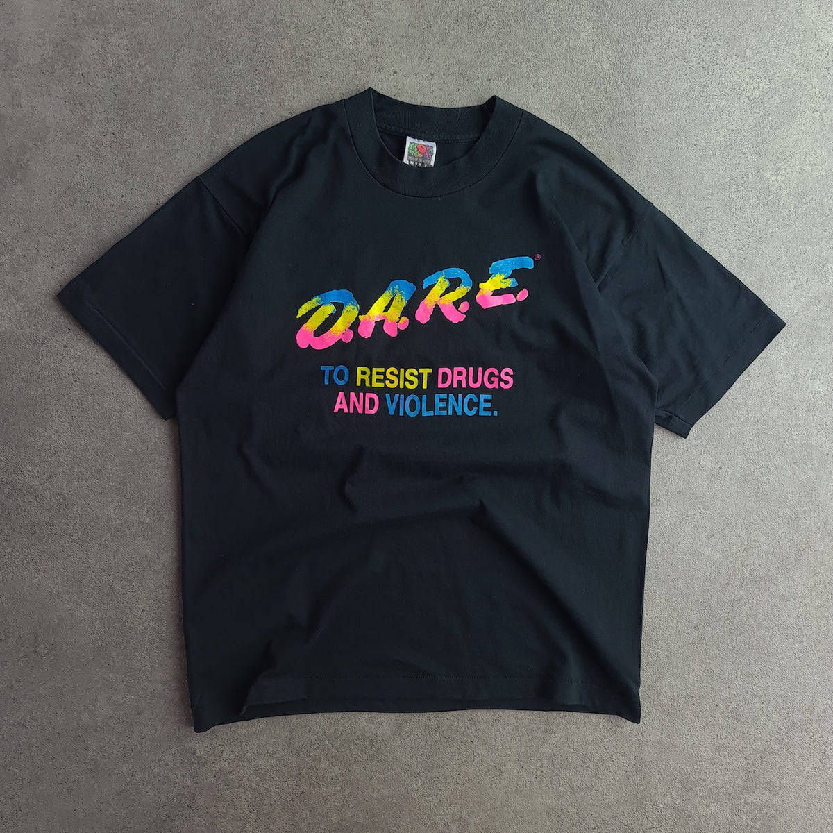Vintage 90s D.A.R.E Rainbow T-shirt