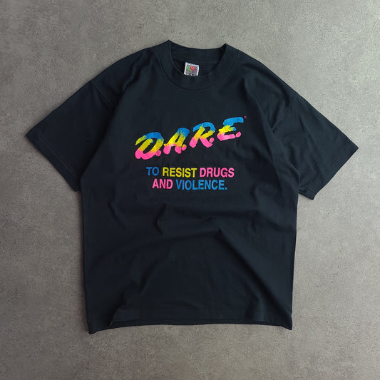 Vintage 90s D.A.R.E Rainbow T-shirt