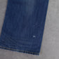Y2K True Religion Big T Frayed Straight Jeans