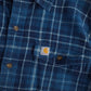 Carhartt Hubbard Slim Fit Plaid Flannel Long Sleeve Shirt