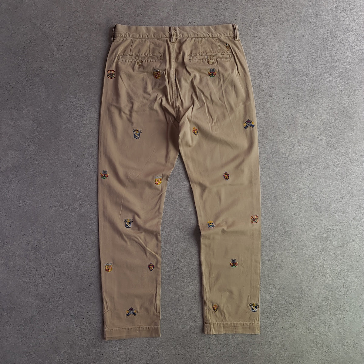 Polo Ralph Lauren Bedford Straight Fit Embroidered Chino Trousers