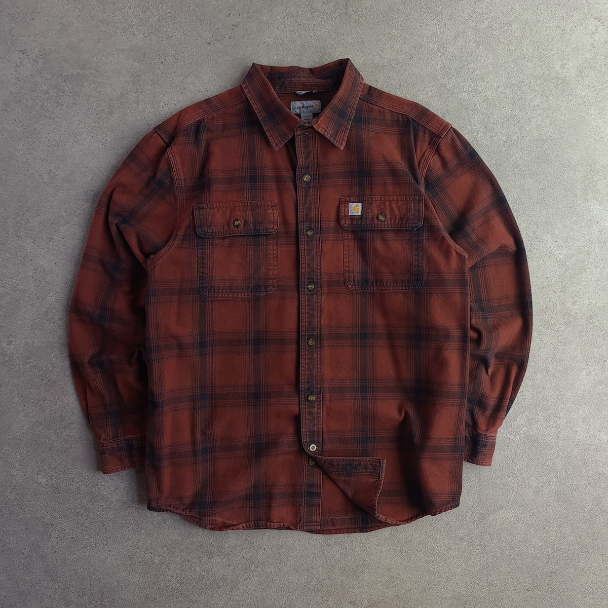 Carhartt Original Fit Heavyweight Plaid Flannel Shirt