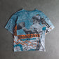 Vintage Miami Dolphins All Over Print Dan Marino T-Shirt