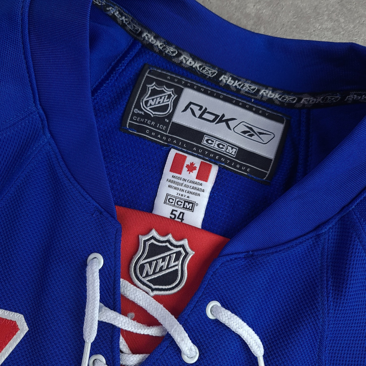 New York Rangers NHL Reebok CCM Hockey Jersey - Gomez 19